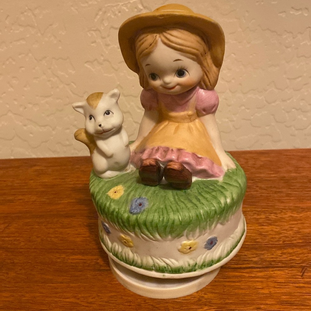 Vintage Music box- plays “It’s A Small World”